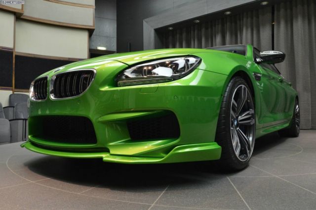 BMW M6 Gran Coupe ön tampon ve Kelleners Sport splitter