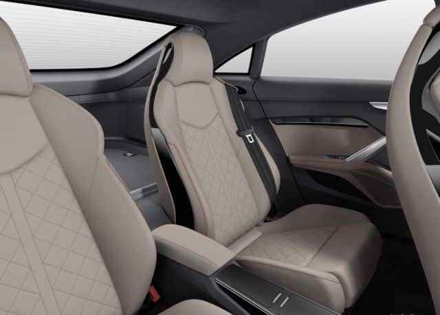 Audi TT Sportback konsept arka spor koltukları