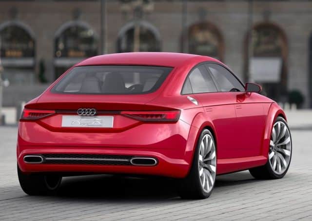 Audi TT Sportback konsept arka üç çeyrek görünümü