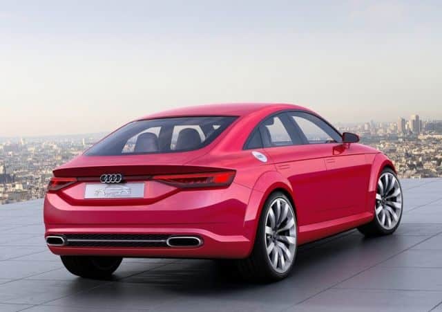 Audi TT Sportback konsept arka üç çeyrek görünümü