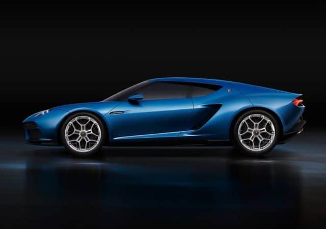 Lamborghini Asterion yandan profil görünümü