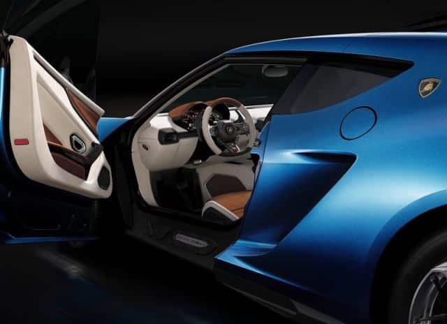 Lamborghini Asterion açık kapı ve kabin görünümü