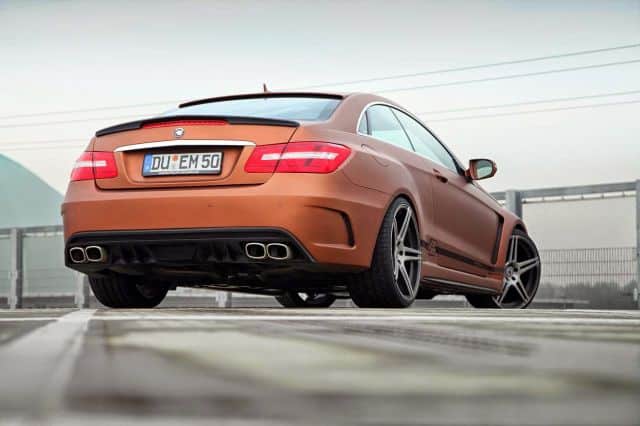 Mercedes-Benz E-Class Coupe Prior Design PD850 arka görünümü