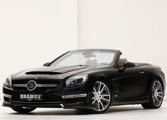 BRABUS SL açık tavanlı ön görünüm