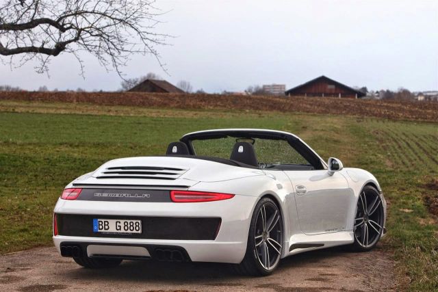 Porsche 991 Carrera S Cabriolet Gemballa uygulaması