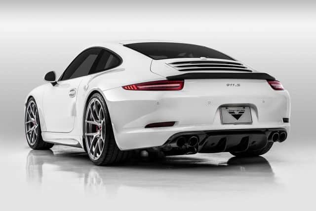 Vorsteiner V-GT arka difüzörlü Porsche 911 Carrera S
