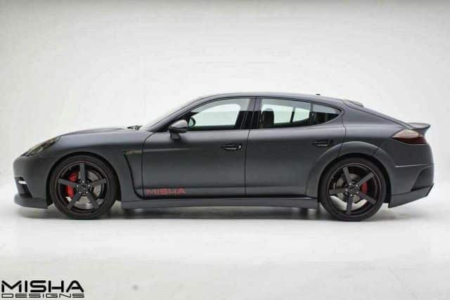 Porsche Panamera Misha Designs geniş gövde yan profili