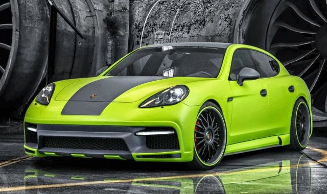 Porsche Panamera Regula Exclusive ön üç çeyrek görünümü