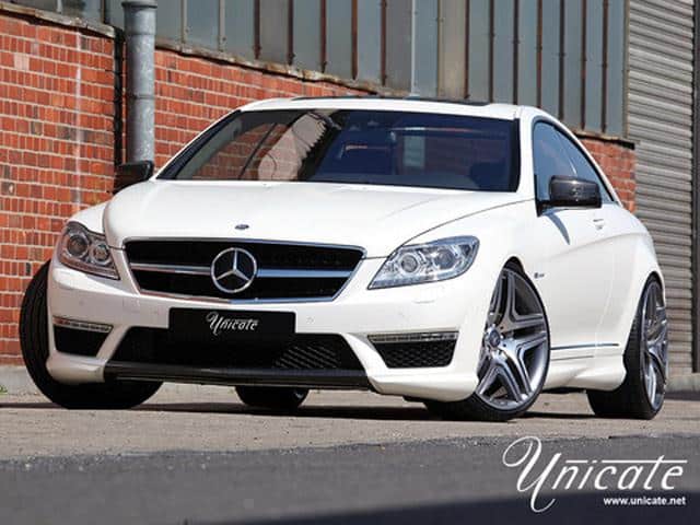 Mercedes CL63 AMG Unicate önden üç çeyrek görünüm