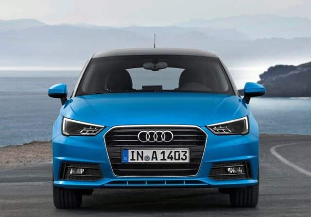 Audi A1 Sportback arka üç çeyrek görünümü