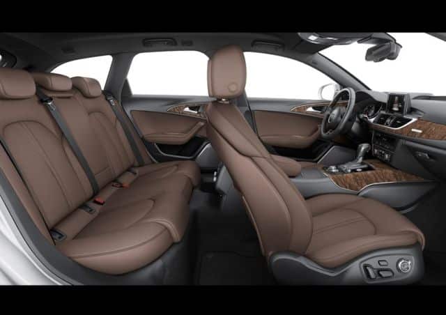 Audi A6 allroad quattro kahverengi deri koltukları