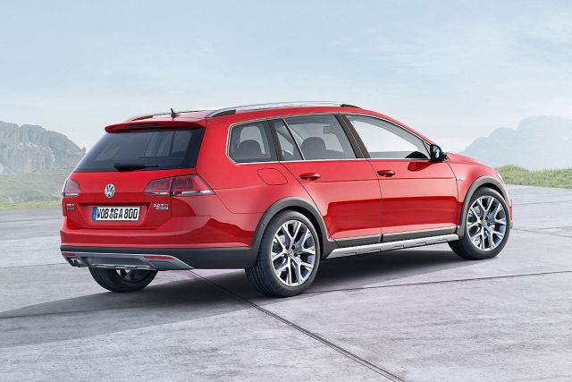 Golf Alltrack arka bölüm ve tavan rayları