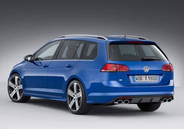 Golf R Variant önden görünüm ve geniş hava girişleri