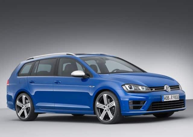 Golf R Variant yan görünüm ve alaşım jantlar