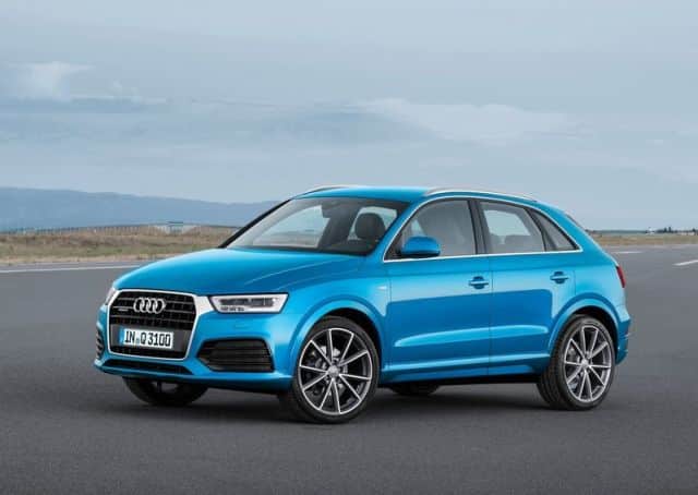 2015 Audi Q3 ön üç çeyrek görünüm