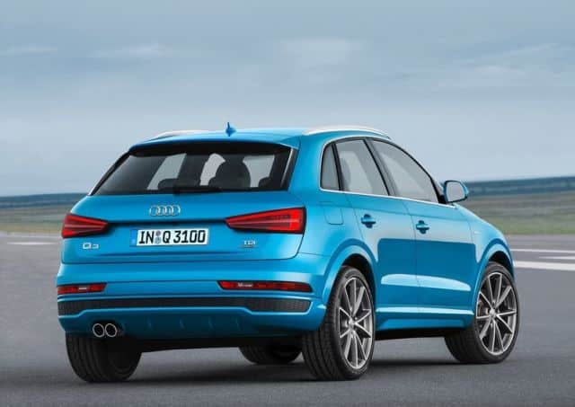 Audi Q3 arka tasarım ve TDI rozeti