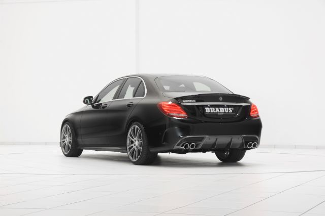 Mercedes C-Class BRABUS sedan arka çapraz görünümü