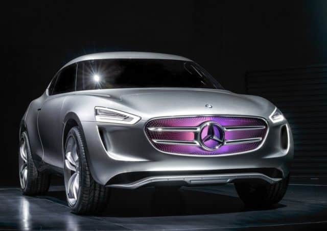 Mercedes-Benz Vision G-Code konseptinin ışıklı ön ızgarası