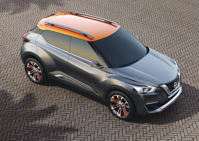 Nissan Kicks Concept önden üç çeyrek görünüm