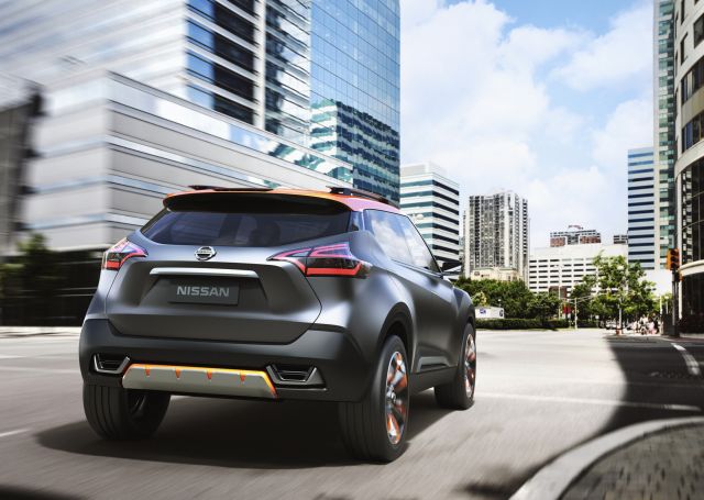 Nissan Kicks Concept üst açıdan görünüm