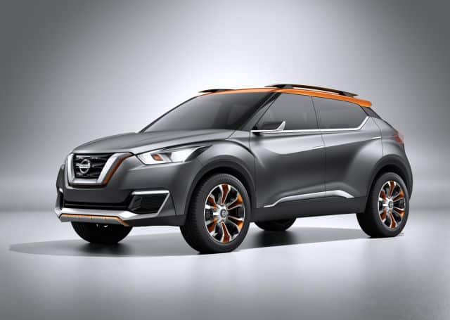 Nissan Kicks Concept hareketli ön görünüm
