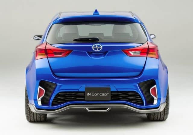 Scion iM konseptinin arkadan görünümü