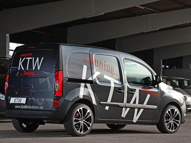 KTW paketli Mercedes-Benz Citan arka üç çeyrek görünüm