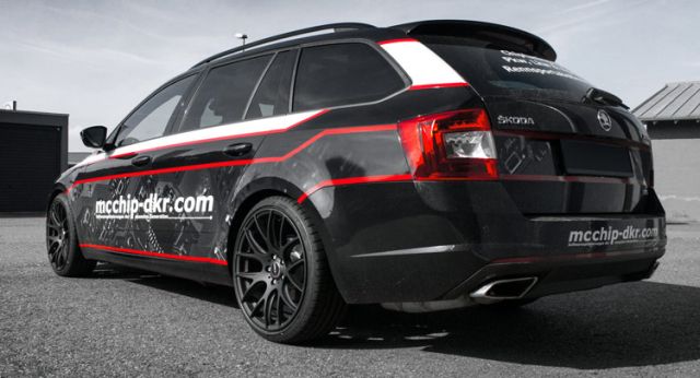 Skoda Octavia Vrs Tuned By Mcchip Dkr tuning otomobil arşiv görseli