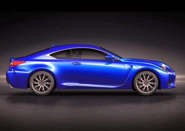 Lexus RC F tam yan profil