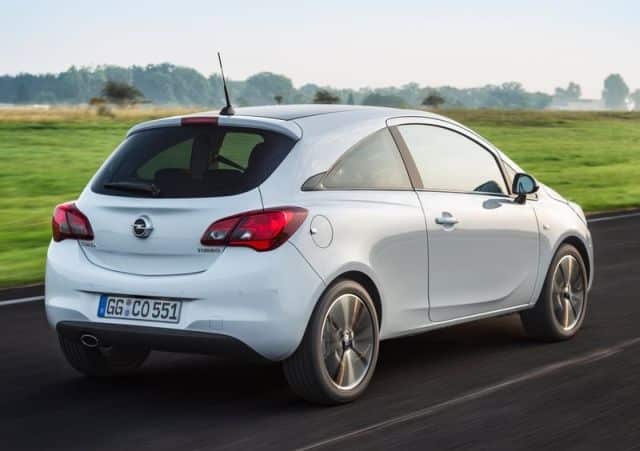 Opel Corsa E ön ve yan görünüm