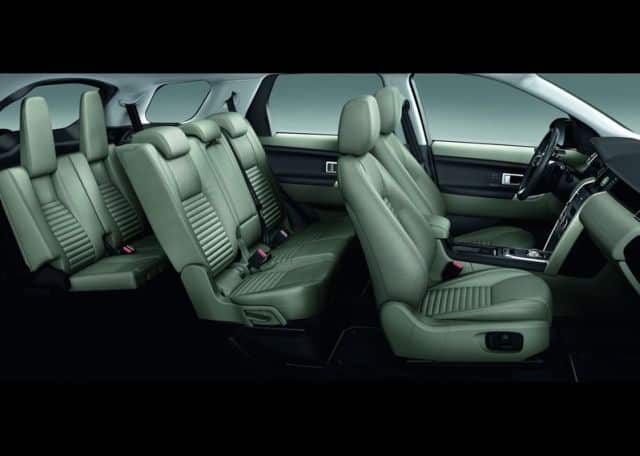 Land Rover Discovery Sport üç sıra koltuk düzeni