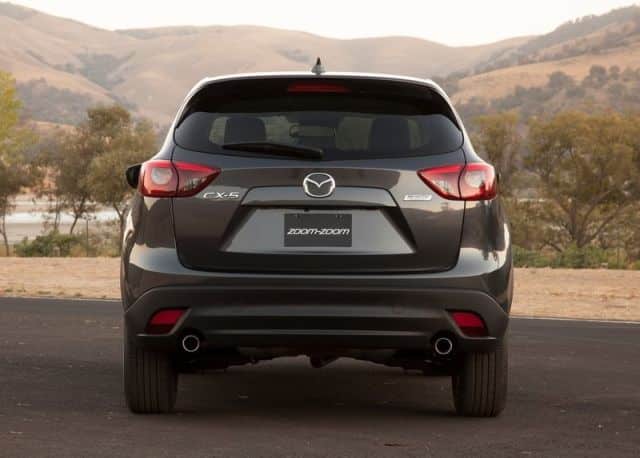 2016 Mazda CX-5 gri gövde arkadan görünüm