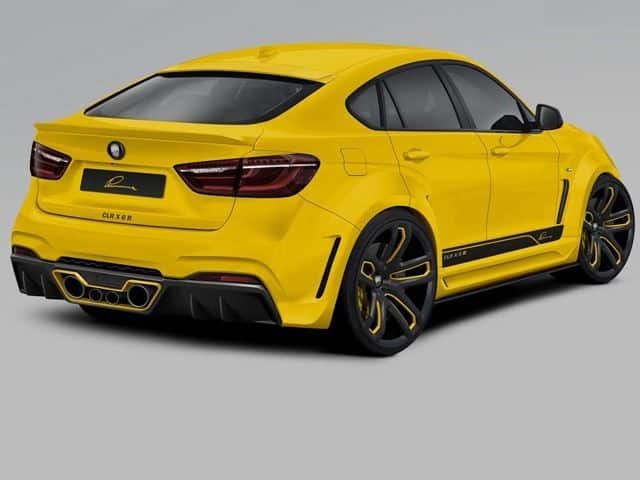 Lumma CLR X 6 R BMW X6 ön ve yan tasarım