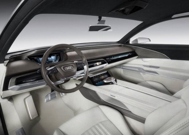 Audi Prologue açık renkli ön kabin