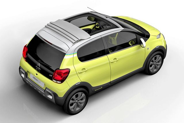Citroen C1 Urban Ride ön ve yan gövde görünümü