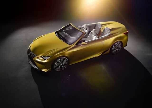Lexus LF-C2 Concept açık gövde tasarımı