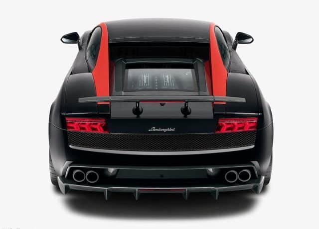 Gallardo Edizione Tecnica arka tasarımı