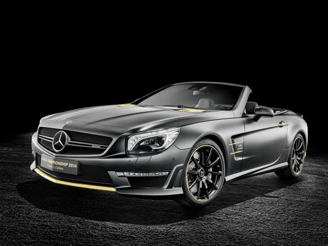 Mercedes-Benz SL 63 AMG World Championship 2014 Lewis Hamilton tasarımı ön görünüm