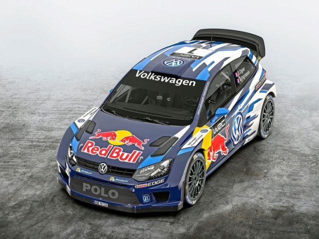 Polo R WRC ikinci nesil üstten ön görünüm