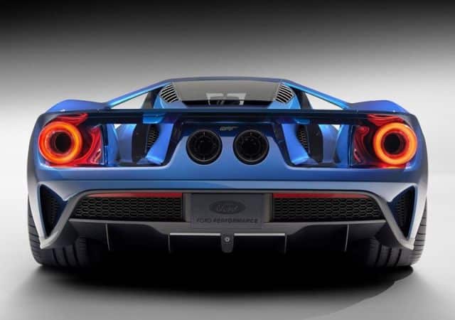 2017 Ford GT arka tasarım görünümü
