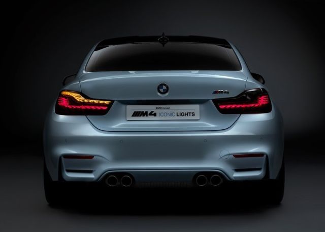 BMW M4 konsept lazer far ve ön tasarım ayrıntısı