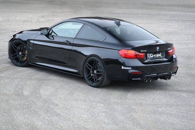 G Power modifiyeli BMW M4 Coupe arka görünümü