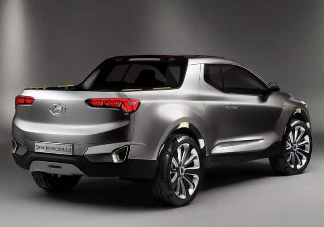 Hyundai Santa Cruz konsepti arka üç çeyrek görünüm