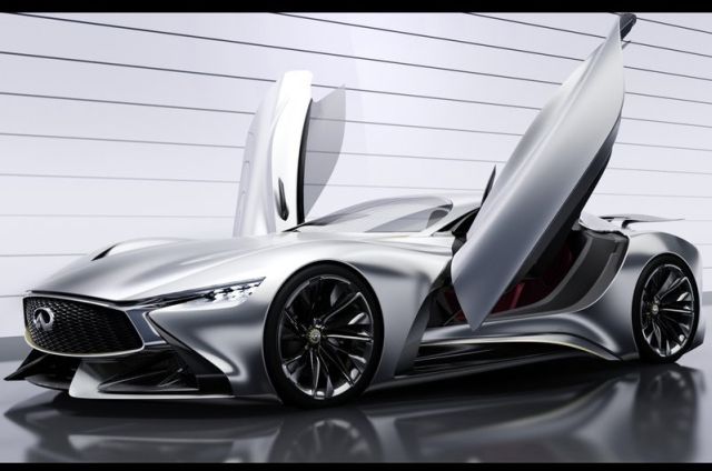 Infiniti Concept Vision Gran Turismo ön üç çeyrek görünümü