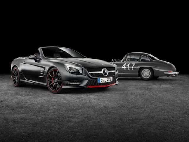 Mercedes-Benz SL Mille Miglia 417 ön üç çeyrek görünümü