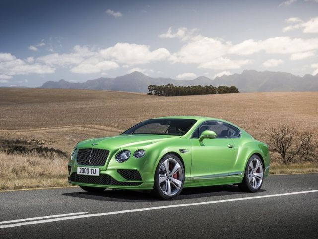 Bentley Continental GT Speed ön gövde ve jant görünümü