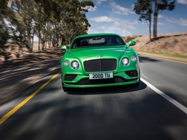 Bentley Continental GT Speed kabin ve ön koltuklar