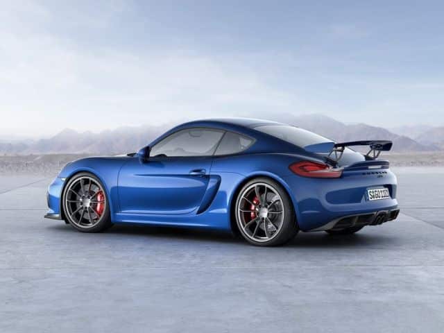 Porsche Cayman GT4 performans tasarımı arşiv fotoğrafı