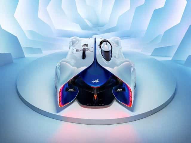 Alpine Vision GT konseptinin yan profil görünümü