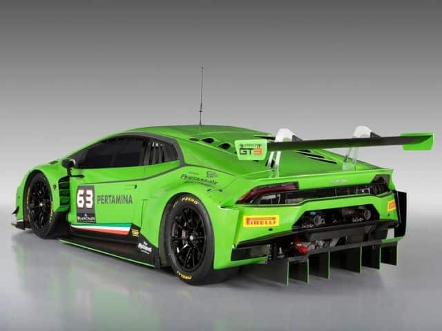 Huracan GT3 yarış otomobili arşiv görünümü